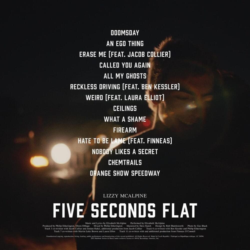 five seconds flat